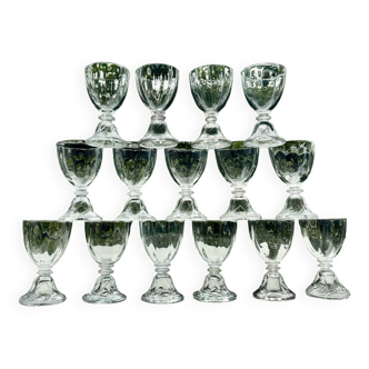 Glasses Saint Louis Crystal Cluny model