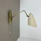 Rare Adjustable Theatre Wall Light in Brass in the Style of Stilnovo, Italy 1950s