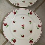 Set of 6 flat plates Mireille Badonviller