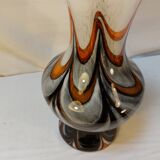 Murano Vase by Carlo Moretti - Marbled Florence Opaline - 70s