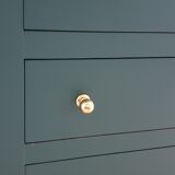 Chest of drawers in oak compass feet