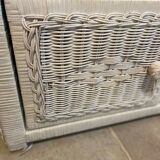 Vintage white wicker furniture