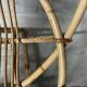 Fauteuil en rotin années 60