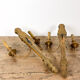 French antique louis XVI style giltwood wall sconces