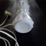 Art Deco opalescent glass lamp base