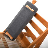 Fauteuil à dossier haut CH-03 par Hans J. Wegner