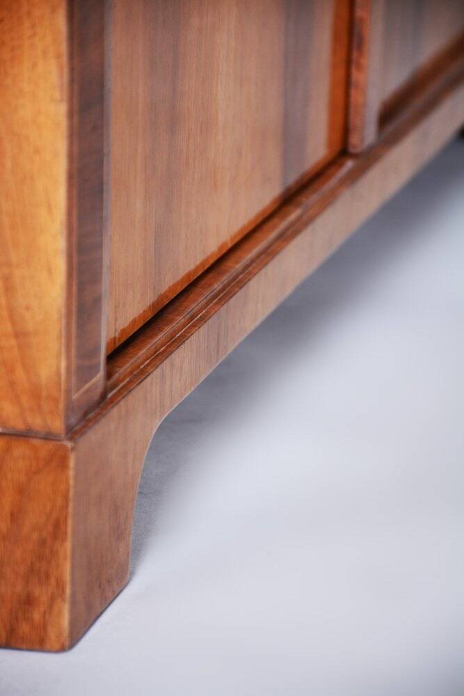 Biedermeier Cabinet in Walnut, Czech, 1840s