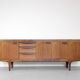 Midcentury Greaves & Thomas Teak And Afromosia Sideboard / Long John