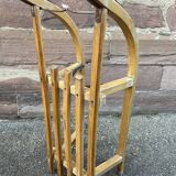 Luge traineau ancien alsace décoration  davos primus 1960