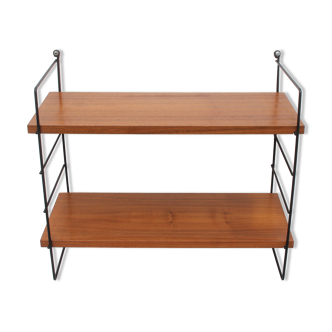 Wall unit in walnut 1960