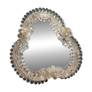 Vintage miroir a poser - verre glace