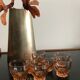 Rosaline vintage liquor service made in France 1950's