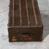 Old travel trunk
