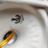 Lampe italienne en porcelaine Capodimonte