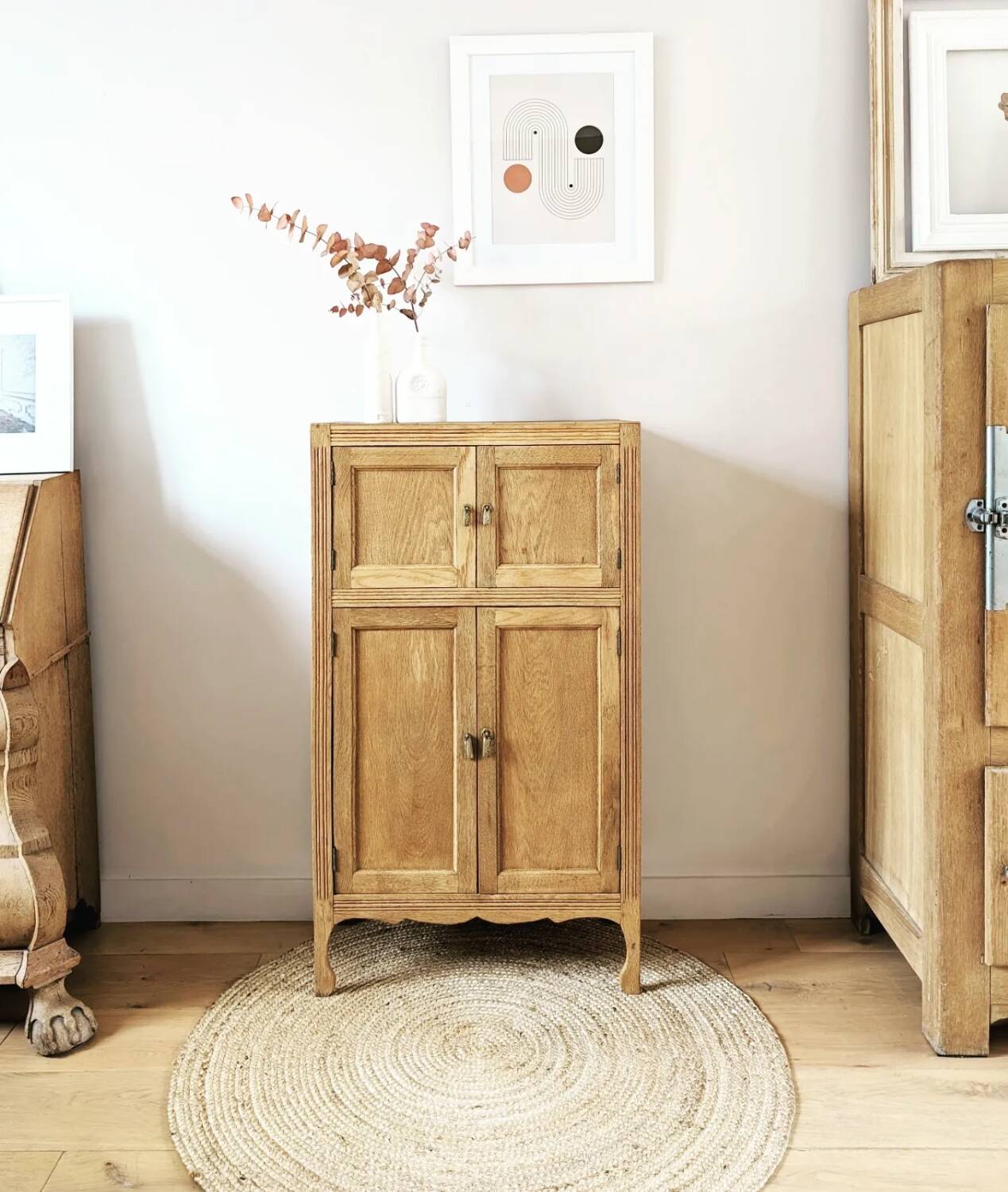 Art Deco oak sideboard