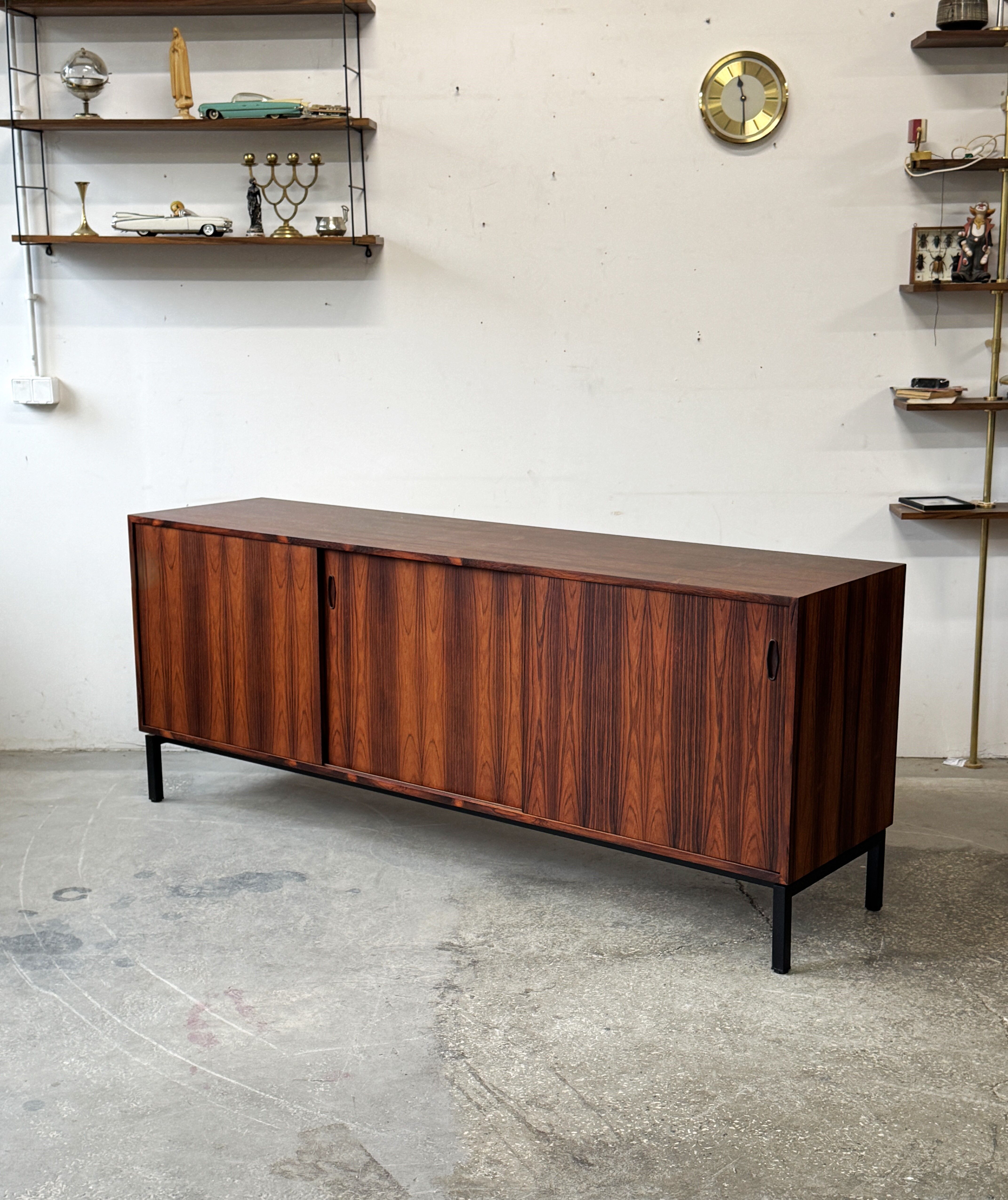 Lowboard Rosewood Chest of Drawers, Denmark 1960s/1970s, mid-c, vntg
