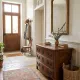 Curved Louis XV style chest of drawers in solid walnut