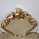 Miroir baroque doré  69x42cm