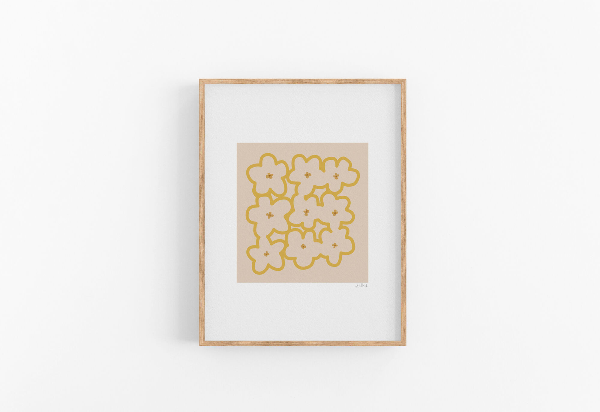 BUTTERBLUMEN — Giclée print
