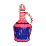 Scoubidou pink and blue bottle