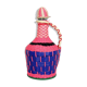 Bouteille scoubidou rose et bleu