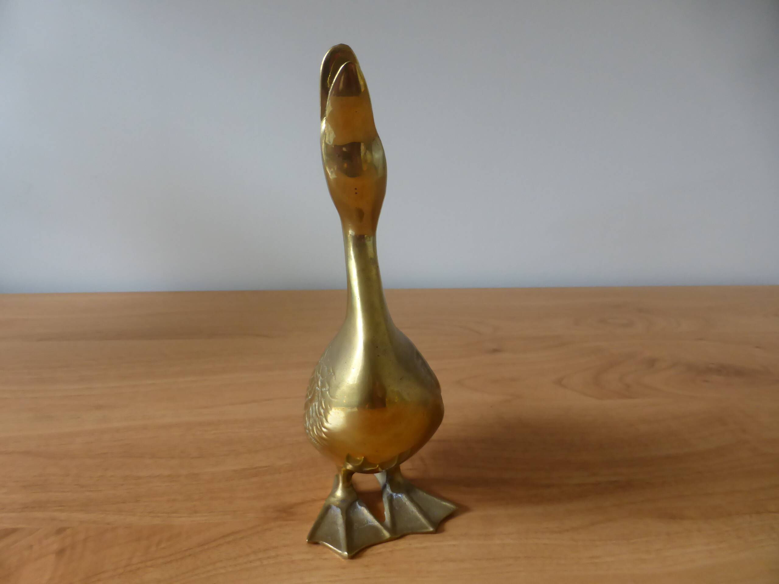 Vintage Brass Duck 240511