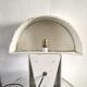 Mushroom wall lamp in perforated metal design 60s