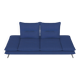 Contemporary sofa aerre italia blue 2-seater