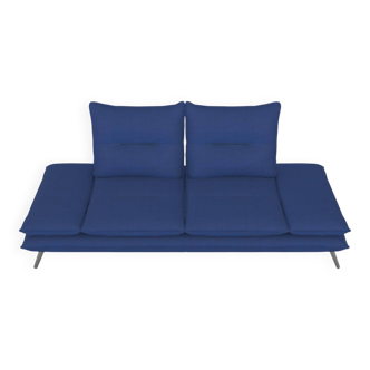 Contemporary sofa aerre italia blue 2-seater