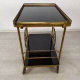 Vintage golden brass rolling service