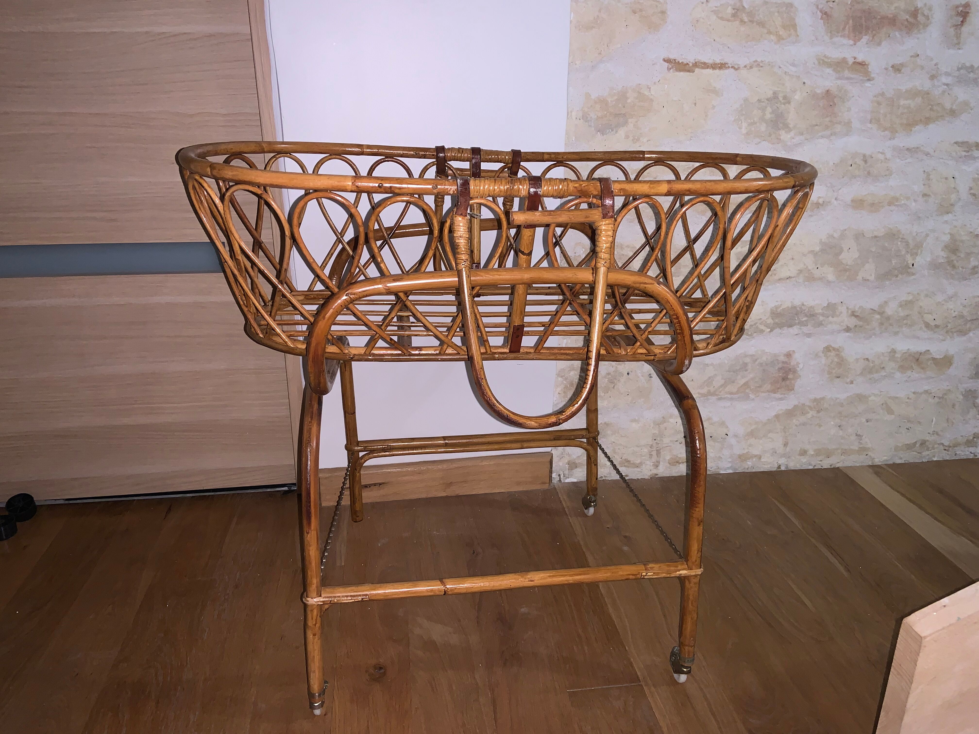 Rattan cradle