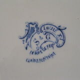 Round earthenware dish