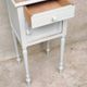 Antique bedside table with marble