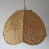 Vintage straw hanging lamp