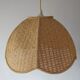 Vintage straw hanging lamp
