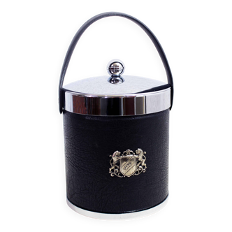 Vintage Vinyl and Plastic Ice Bucket