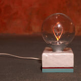 Memphis Milano Style Post Modern Clay Base Table Lamp