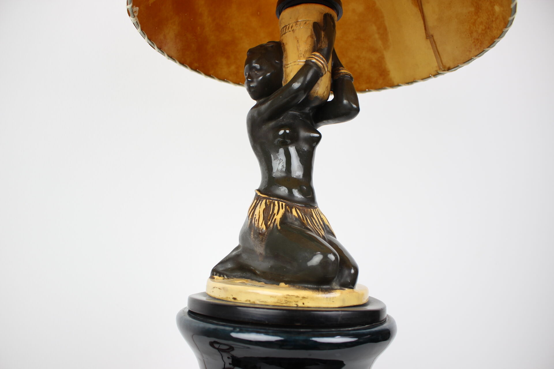 Art Deco lamp with loudspeaker, Stilton, 1930s, Czechoslovakia