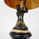 Art Deco lamp with loudspeaker, Stilton, 1930s, Czechoslovakia