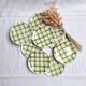 Assiettes à dessert Moulin des Loups - Modèle Nappe vert