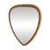 Miroir scandinave en teck, 37x34cm, Suède, 1960