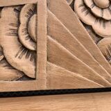 Art deco glass-glazed parisian wardrobe