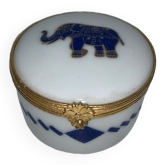 Boîte à bijoux en porcelaine de limoge