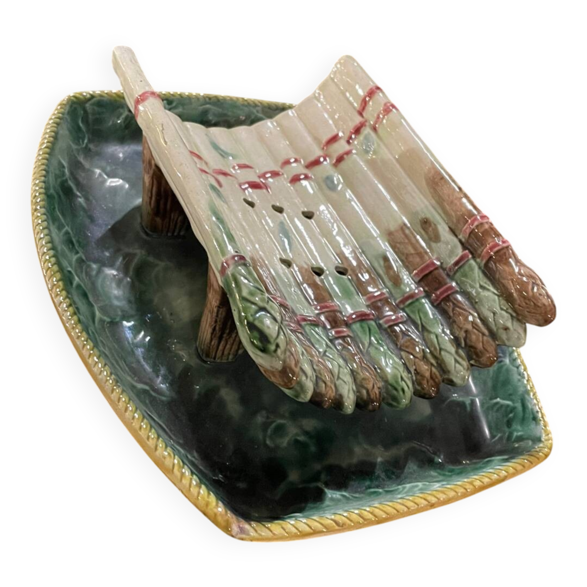 Ceramic asparagus dish 1950