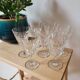 Lot de 7 verres à vin Baccarat Côte d'Azur