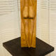 Stylised vintage female sculpture from the 1960s with organic shapes.
