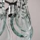 Mid-Century Modern Italian Chrome and Thick Glass Pendant by Veca, 1960s