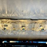 large ceiling lights or Murano glass wall sconces probably by Mazzega