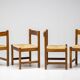 Set of four Torbecchia dining chairs by Giovanni Michelucci for Poltronova.