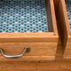 Buffet parisien vitré 1920 bois brut massif